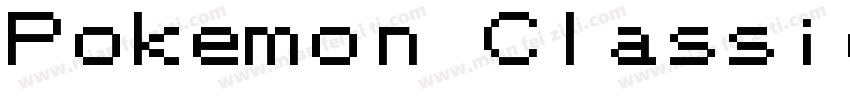 Pokemon Classic字体转换
